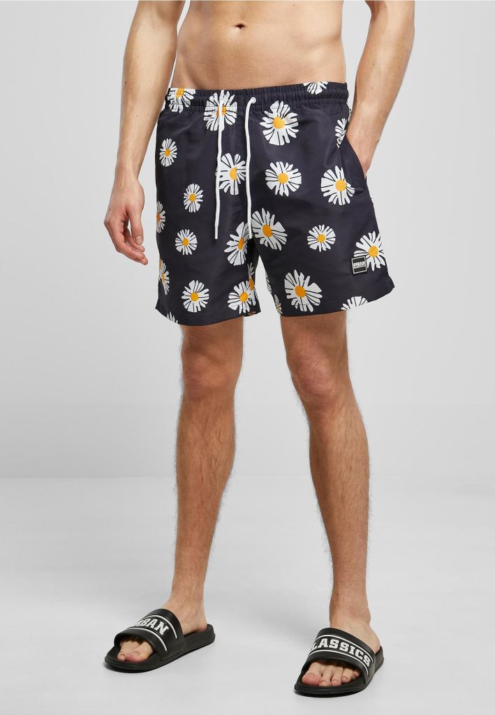 TB2679 - Pattern Swim Shorts midnightnavydaisy L