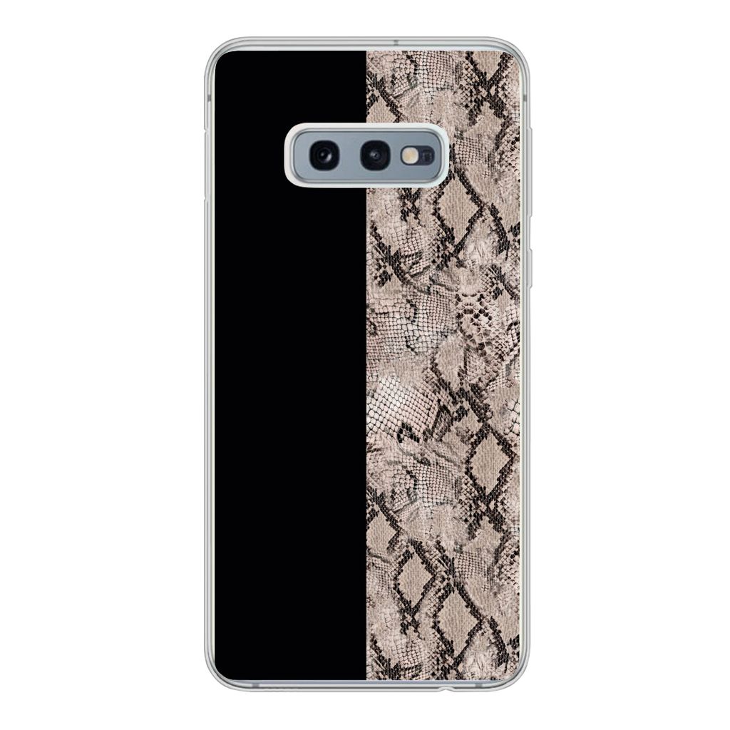 MuchoWow Handyhülle Schutzhülle Hülle für Samsung Galaxy S10e Schlangen - Design - Reptilien Silikon Softcase Handy Hülle - Handy