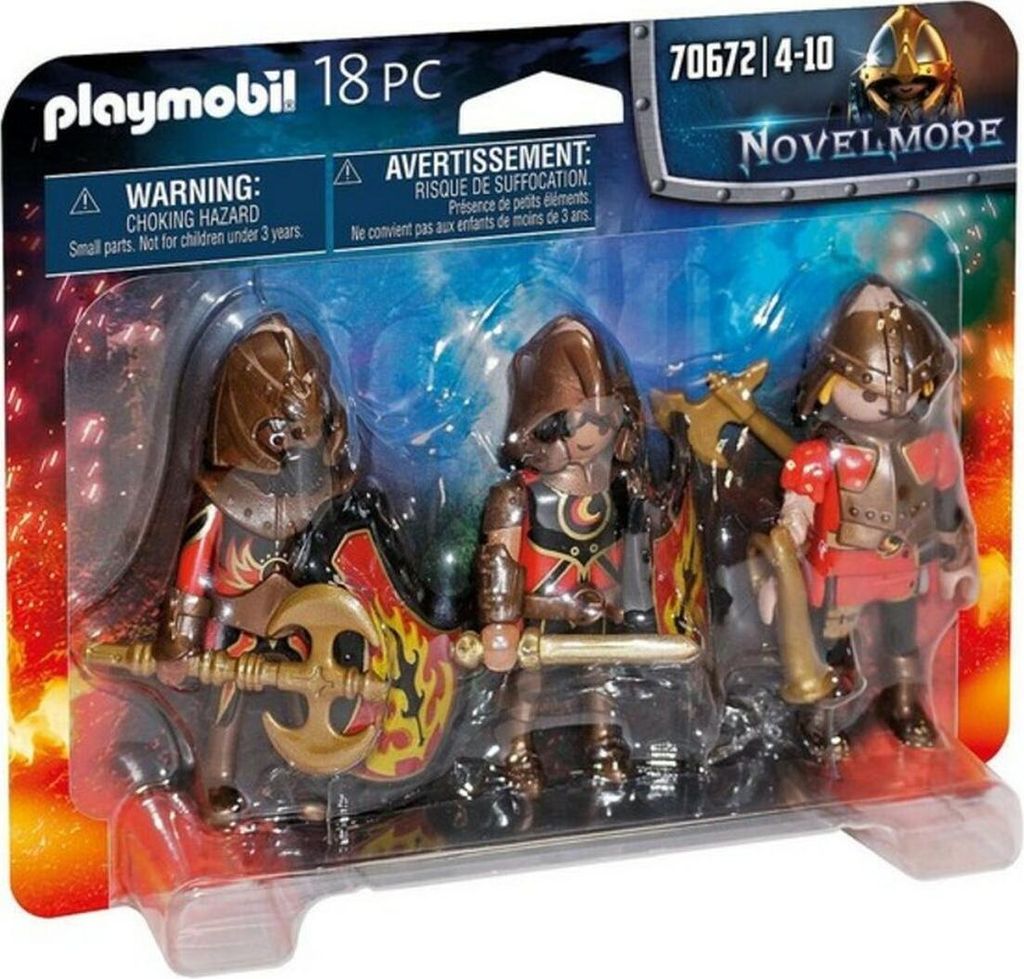 Figurensatz Novelmore Fire Knigths PLAYMOBIL 70672 (18 pcs)