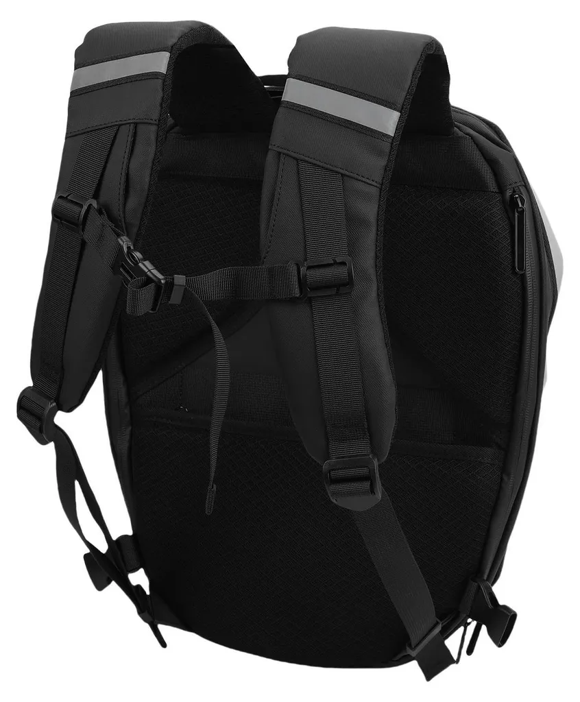 Sac à dos moto étanche à écran LED programmable et coque rigide - 9