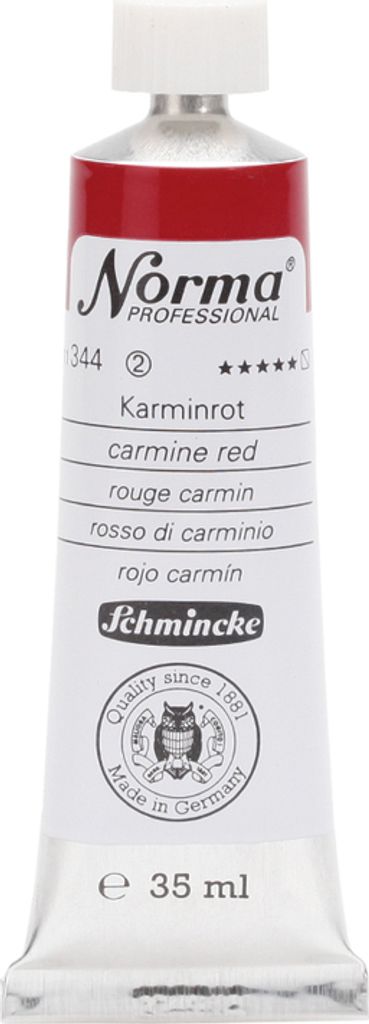 Schmincke 35ml Norma Professional Karminrot Öl 11 344 009