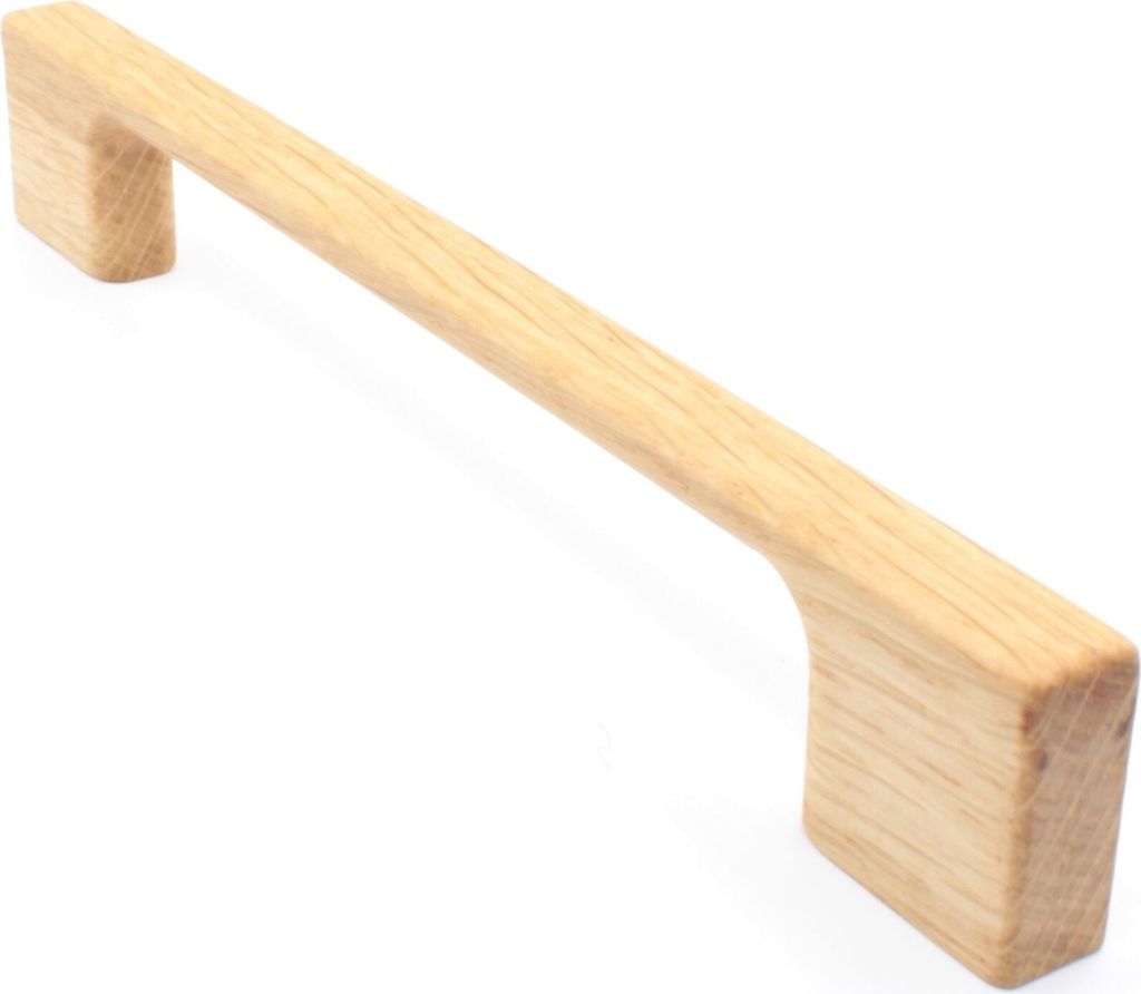 Möbelgriff BA 64mm, Schrankgriff Eiche massiv, Holzgriff Küche