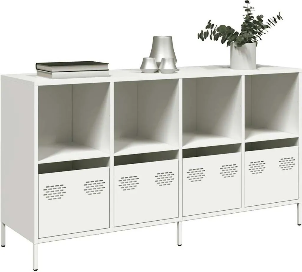 Come Arredare con la Credenza Bianca vidaXL in Acciaio - Recensione