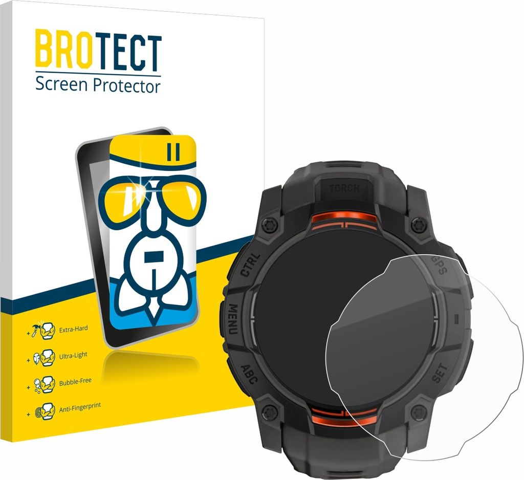 BROTECT Schutzglas für Garmin Instinct 3 Solar (45 mm) Produktbild 