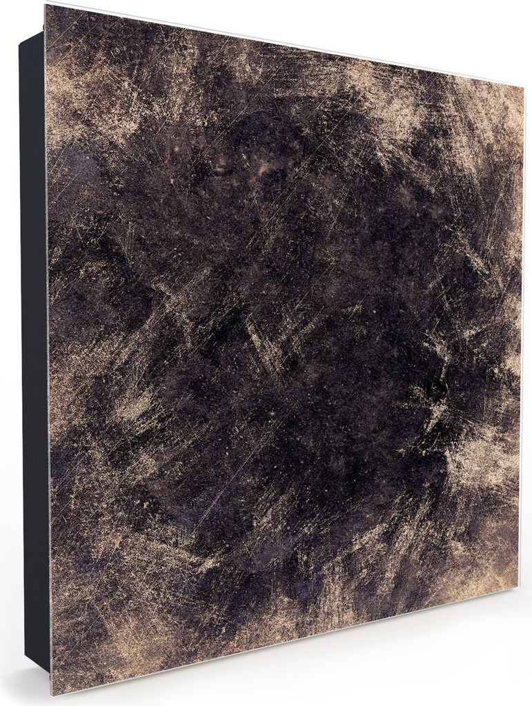 Nachbildung-Schlüsselkasten, Magnetpinnwand und Memoboard mit Glasfront Motiv Grunge Papierhintergrund