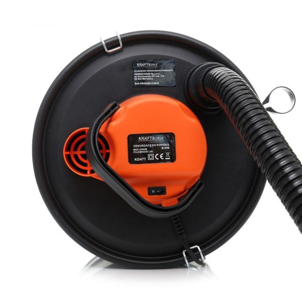 Priemyselný vysávač na popol 2000W 20L | KD477 Obrázok produktu 4