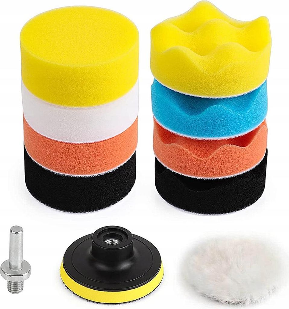 Set Schwammpolierpads Zum Polieren Von Lack Für Bohrmaschine Xxl 80Mm