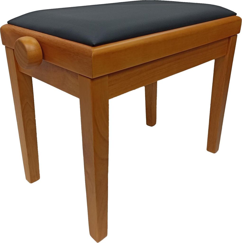 Pianonova HY-PJ023 Klavierhocker aus Holz Natural Matte
