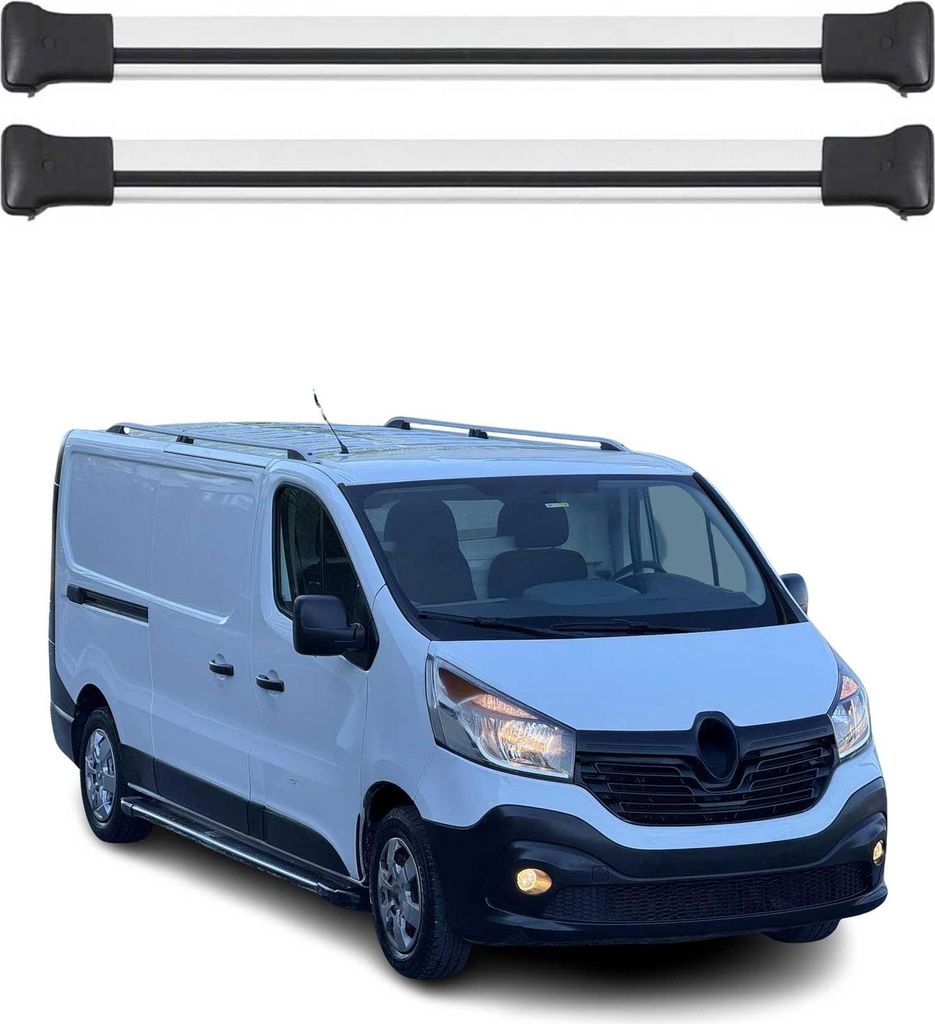 OMAC Barres de toit en aluminium pour Renault Trafic III Image du produit 