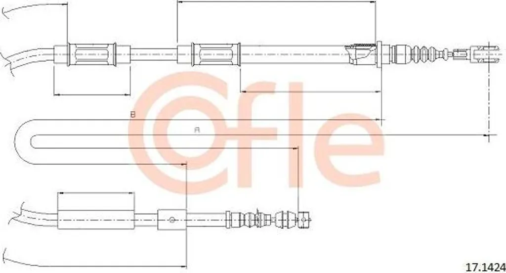Câble de frein de stationnement arrière compatible Corolla 4643012290