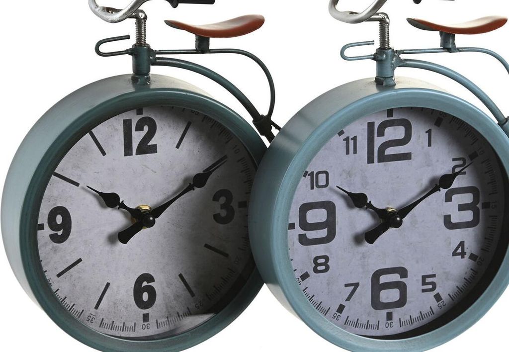 Bordur DKD Home Decor Blau grün Fahrrad Vintage (2 Stück)