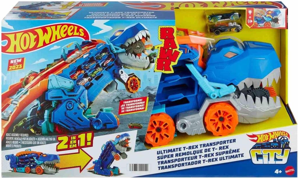 Mattel Hot Wheels T-Rex Mega Transporter HNG50 Immagine del prodotto 