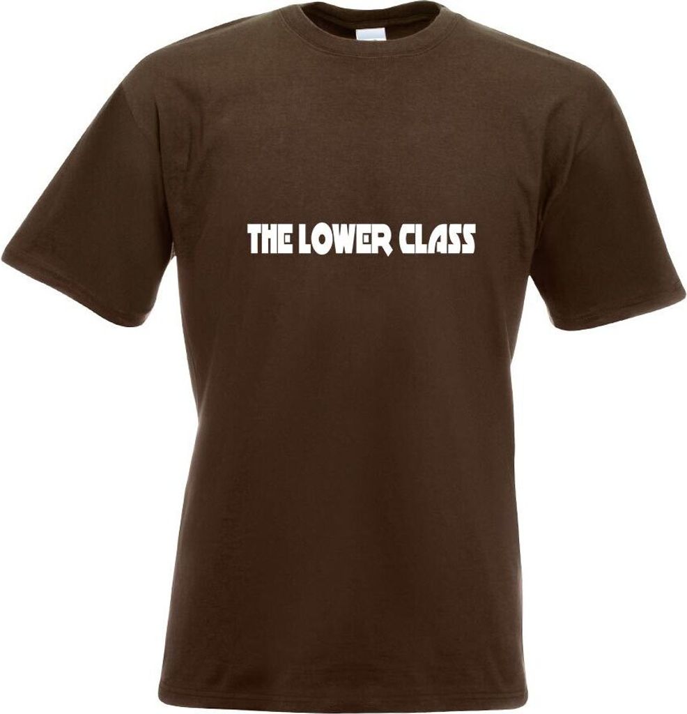 Kiwistar - T-Shirt - Chocolate - The Lower Class Motiv Bedruckt Funshirt Design Print - mit Motiv Bedruckt - Funshirt Design - Sport - Freizeit - H...