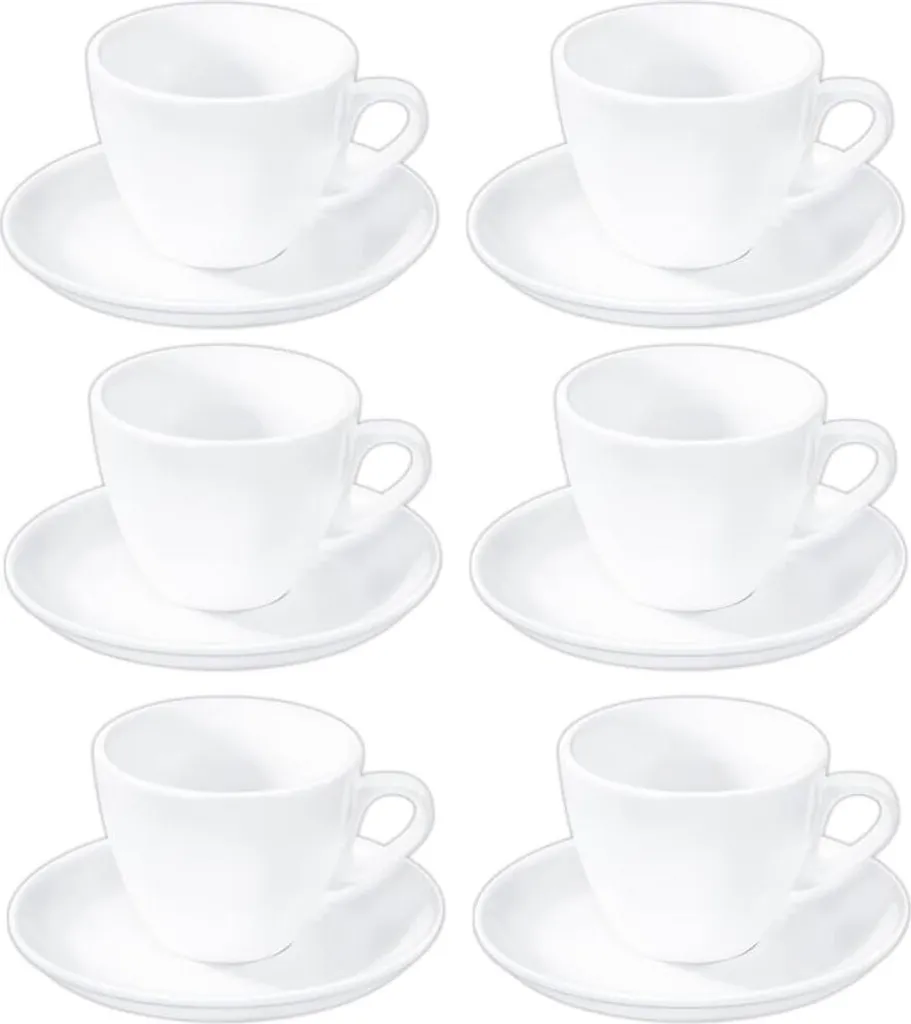 Tazza in porcellana Wilmax, 460 ml, set di 6, WL-993018/A6