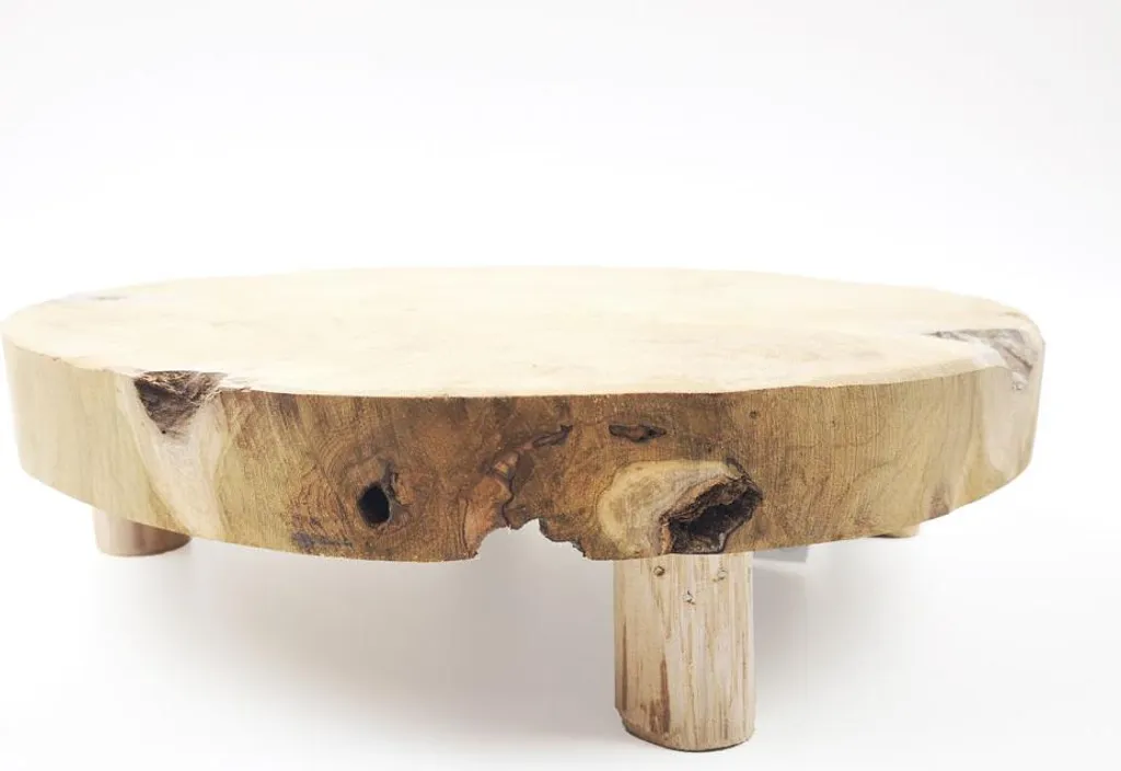 Plateau en teck surélevé pour optimiser l'espace de table de fête - 13