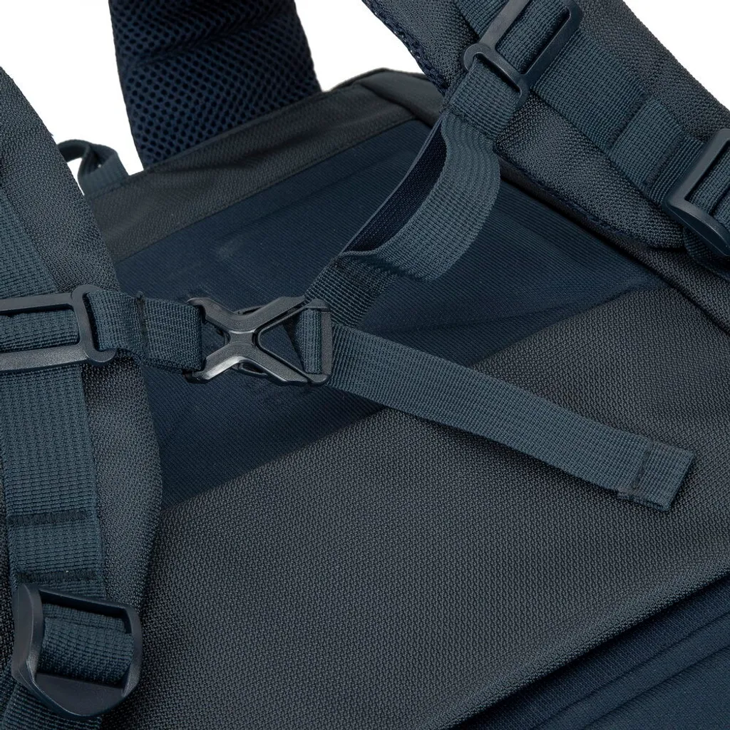 Rivacase 7861 Zaino Antipioggia Gaming 17.3 - Blu Scuro Ergonomico - 12