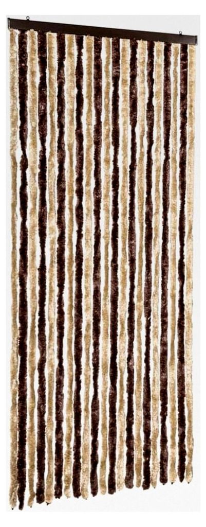 Flauschvorhang Chenille 90x220 cm Türvorhang Insektenschutz für Wohnwagen