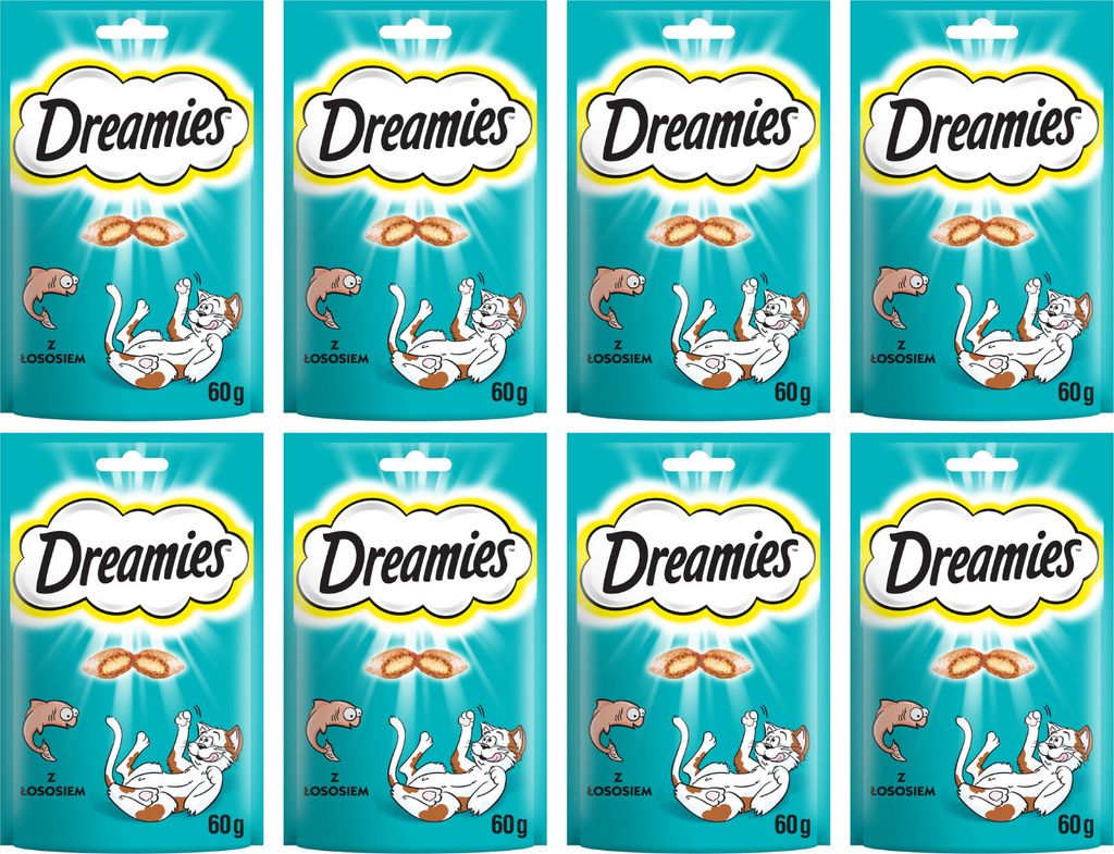 Dreamies Classic Katzensnacks mit Lachs - fabelhafte Produktbild 