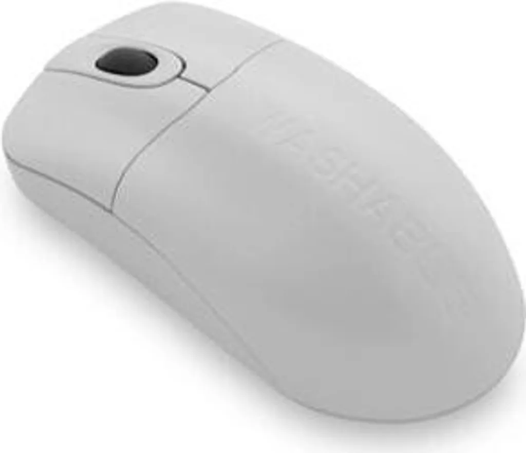 Souris blanche sans fil pour gaucher et droitier Seal Shield 1000 DPI
