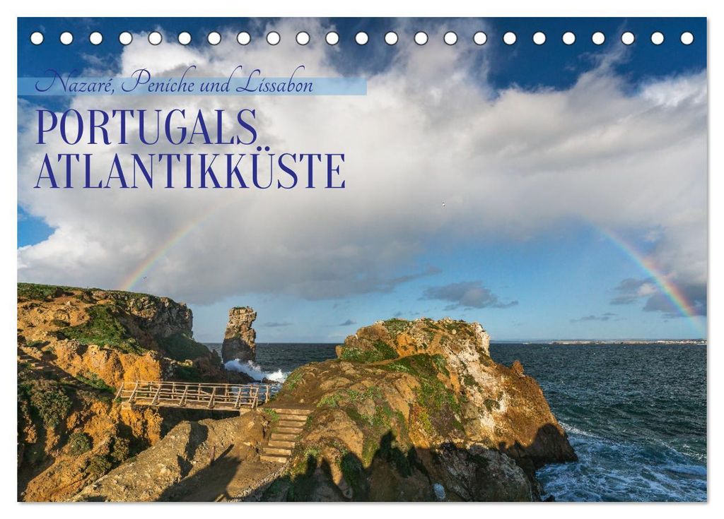 Portugals Atlantikküste (Tischkalender 2027 DIN A5 quer), CALVENDO Monatskalender