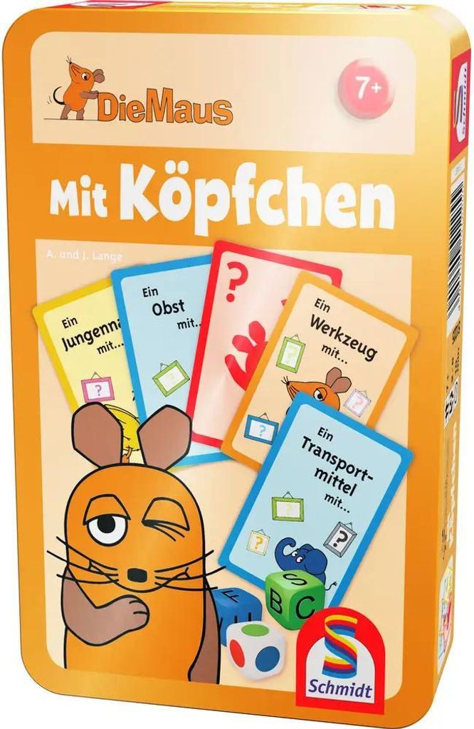 Schmidt Spiele Reisespiel Wissenspiel Mit Köpfchen Die Maus Produktbild 