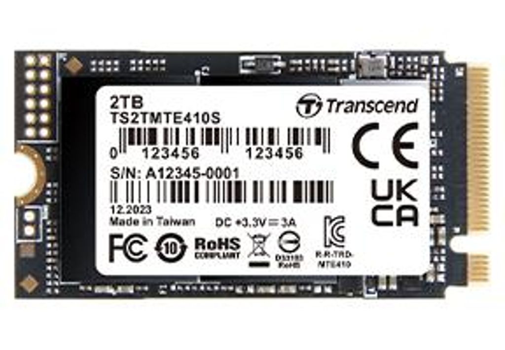 Transcend MTE410S - SSD - 2 TB - intern - M.2 2242 - PCIe 4.0 x4 (NVMe)