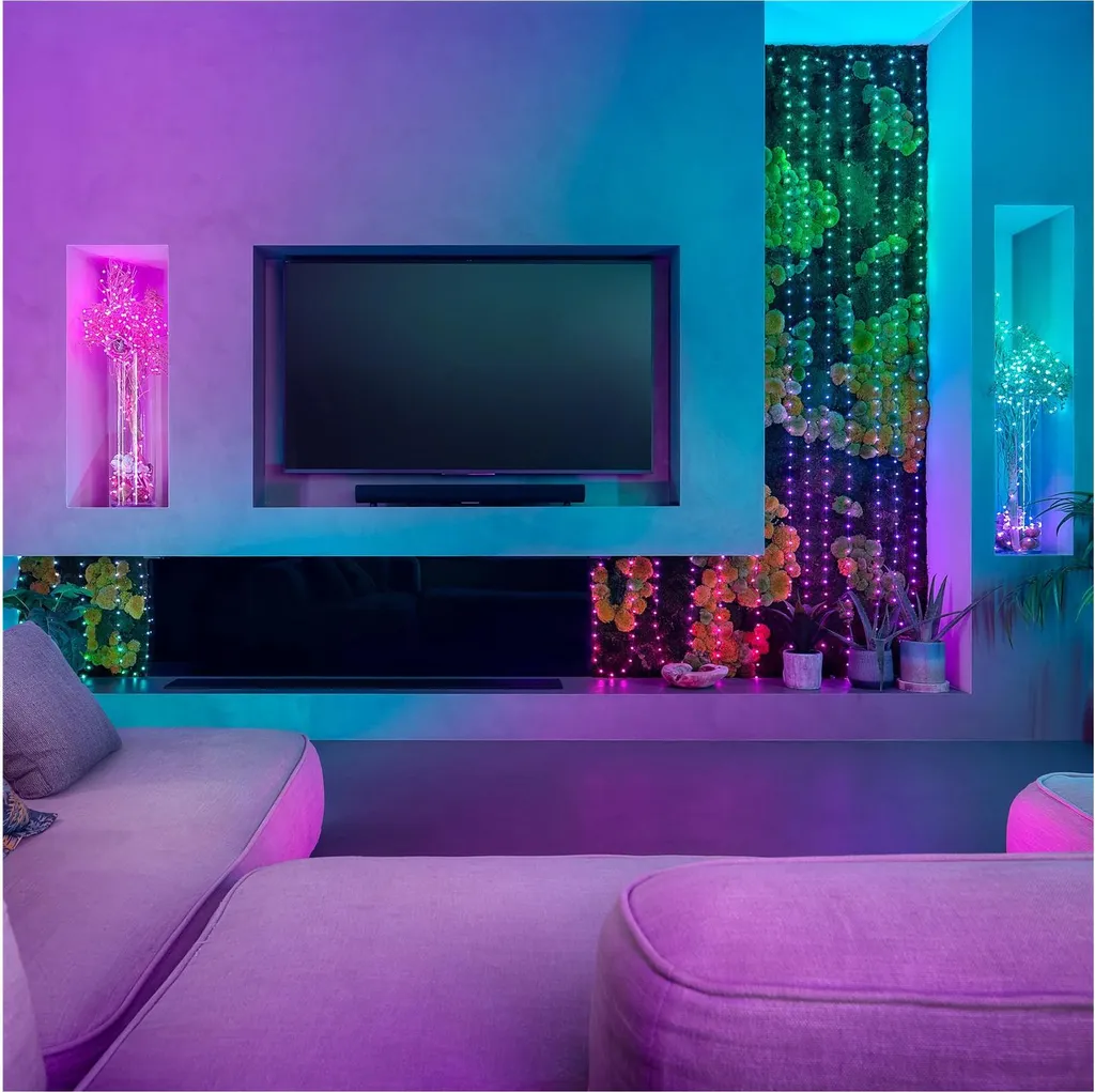 Twinkly Strings USB-C Pearls Guirlande LED Connectée Wi-Fi Bluetooth - 10