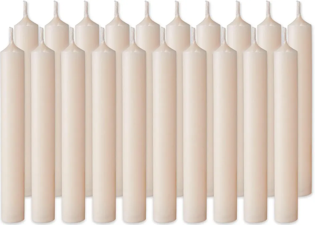Bougies de Fête Pointues Champagne 9,5 cm - Décoration de Gâteau Chic