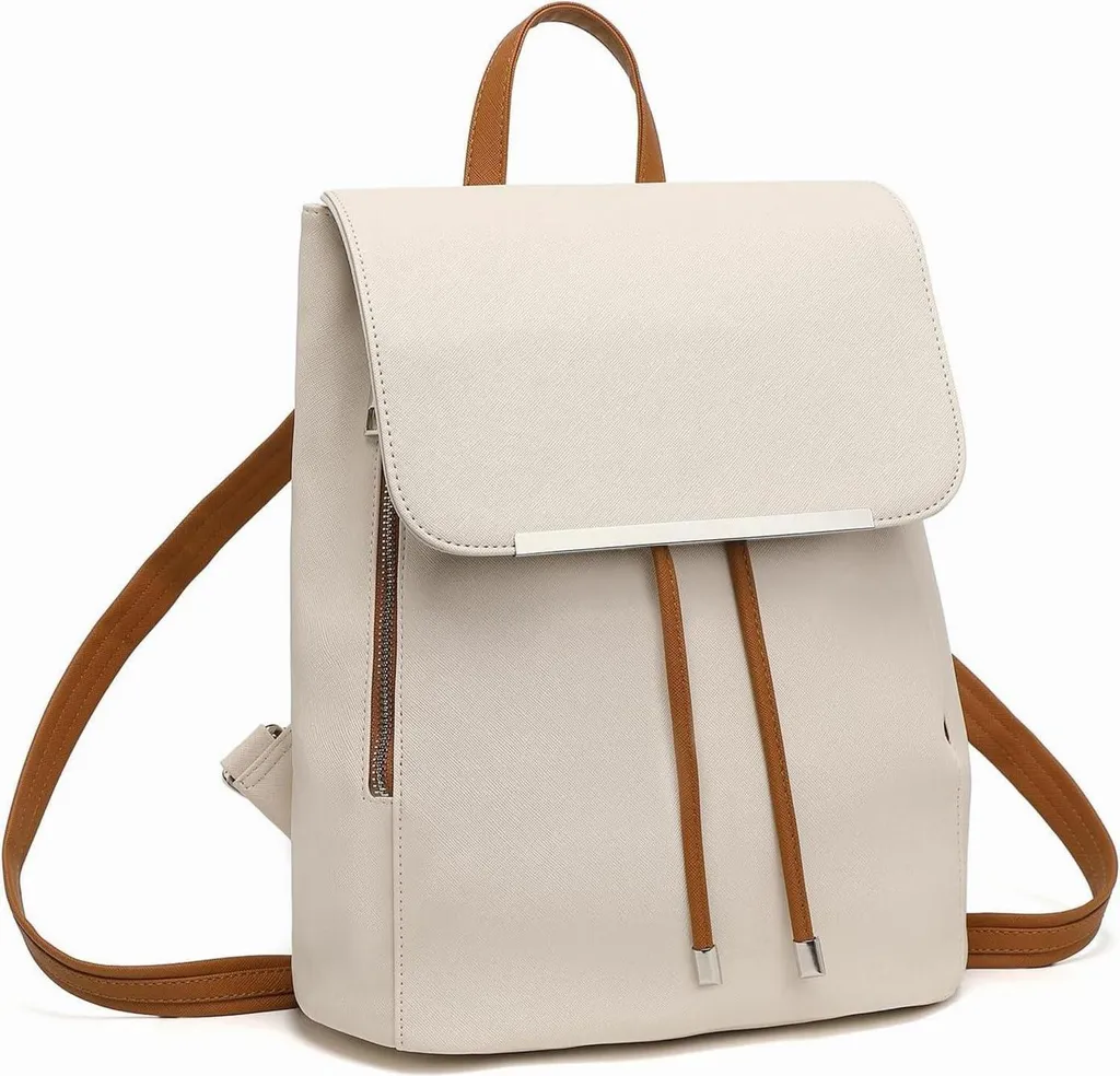 City Backpack Nero Donna - Piccolo Zaino in Finto Cuoio Idrorepellente