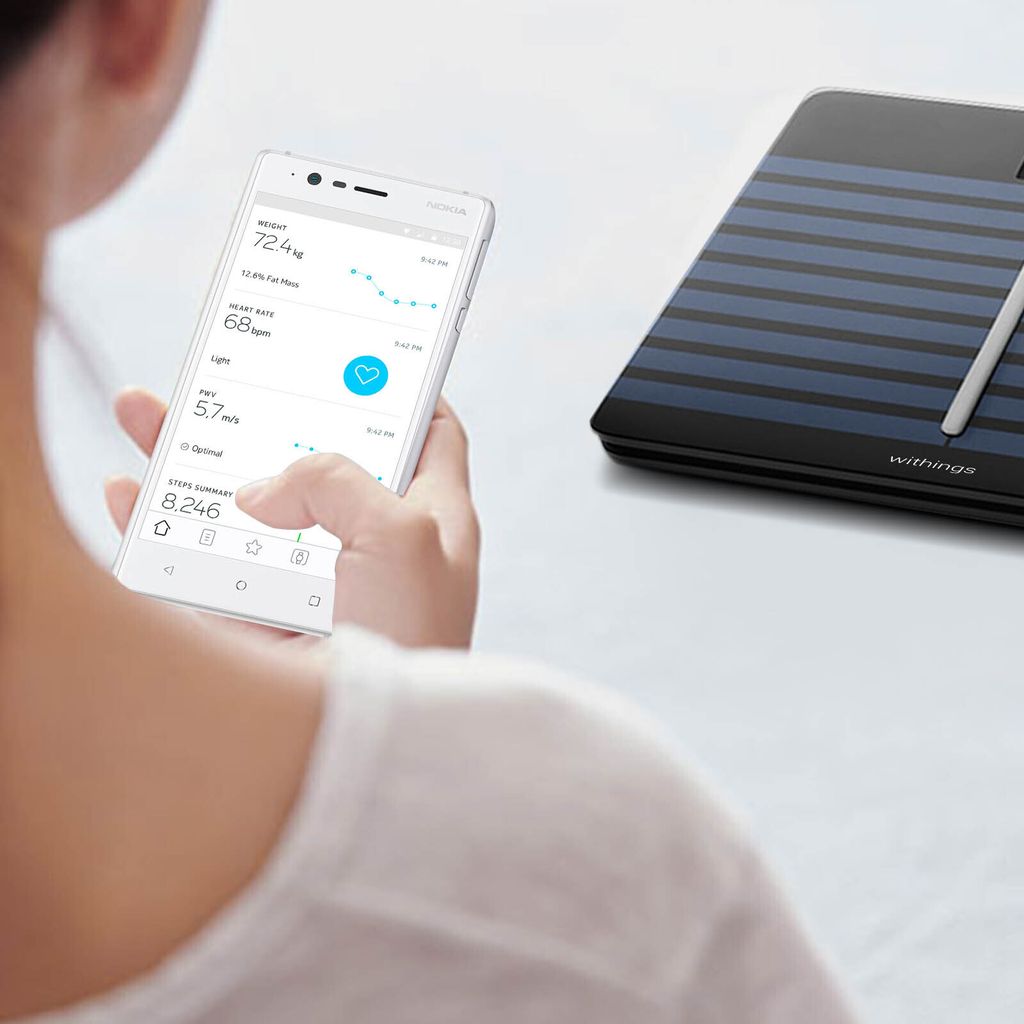 Withings Body Cardio WiFiWaage Anzeige Gesundheitszustands Produktbild 15