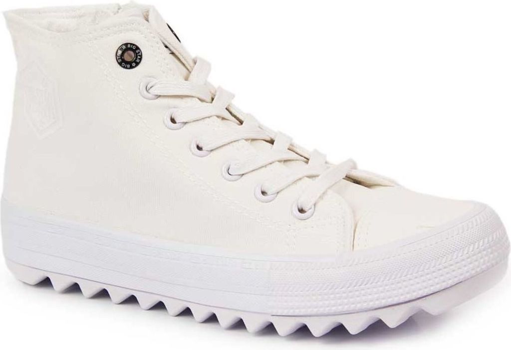 Damen BIG STAR Hohe Turnschuhe FF274241 Weiß 38