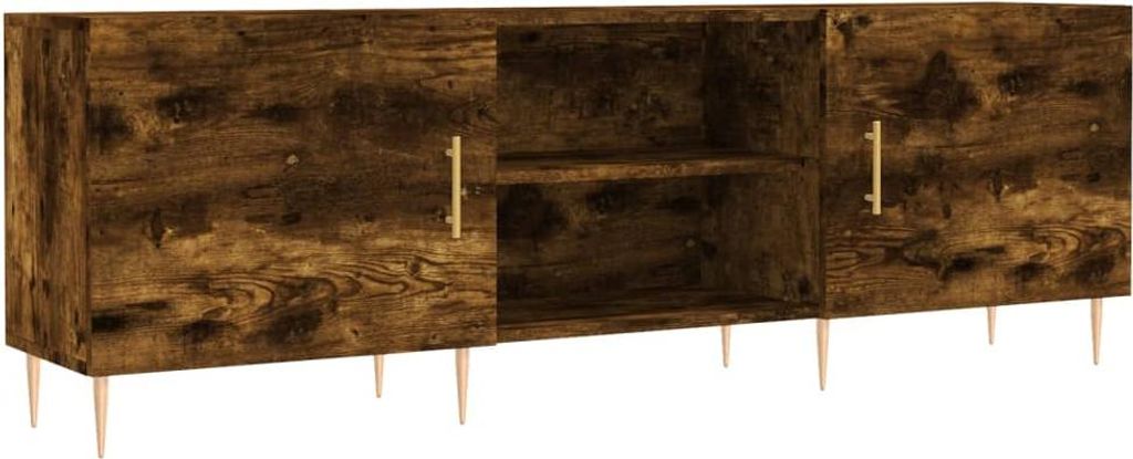 vidaXL TV-Schrank Räuchereiche 150x30x50 cm Holzwerkstoff