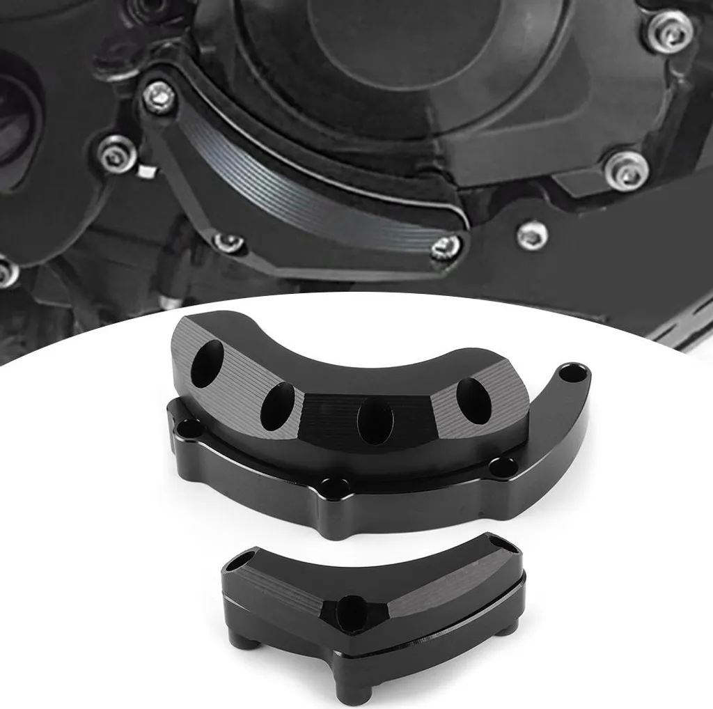 Protection moteur Yamaha MT-09 FJ-09 XSR900 - Tampons de chute noirs