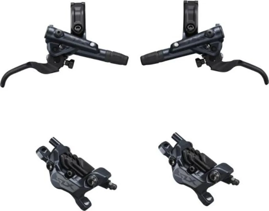 Système de freinage VTT Shimano SLX M7120 4 pistons enduro et trail