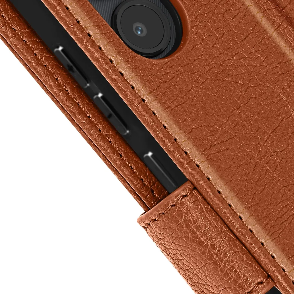 Custodia Elegante Avizar iPhone 6 Plus / 6S Plus - Marrone Chic Stand - 4