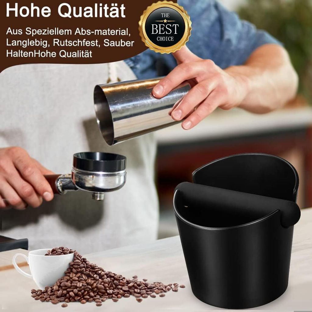 Kaffee Knock Box Edelstahl - Abklopfbehälter Für Siebträger Maschinen