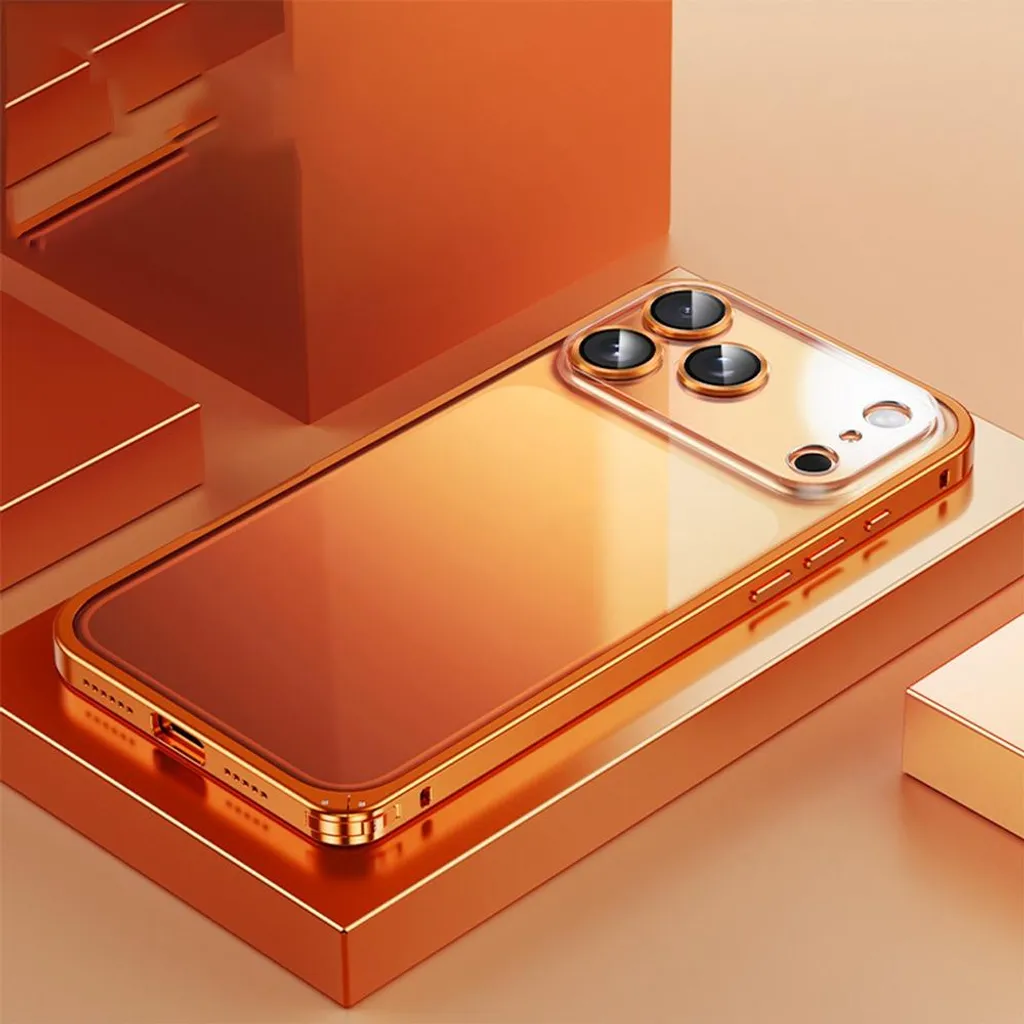 INF Custodia Arancione Magnetica con Fibbia a Molla per iPhone 17 Pro - 5
