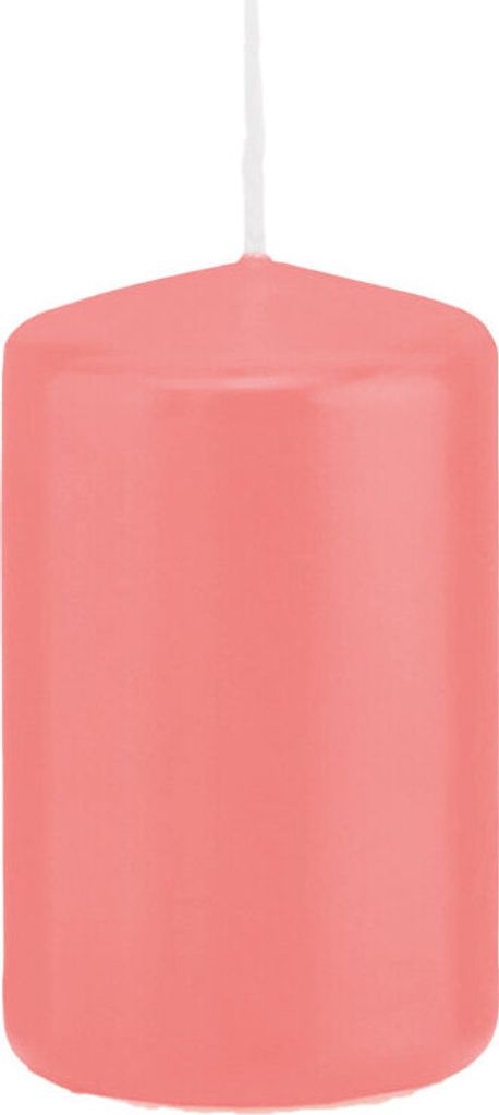 Stumpenkerzen Rosa 100 x Ø 60 mm, 16 Stück, rußarm, tropffrei, hochwertiger Docht