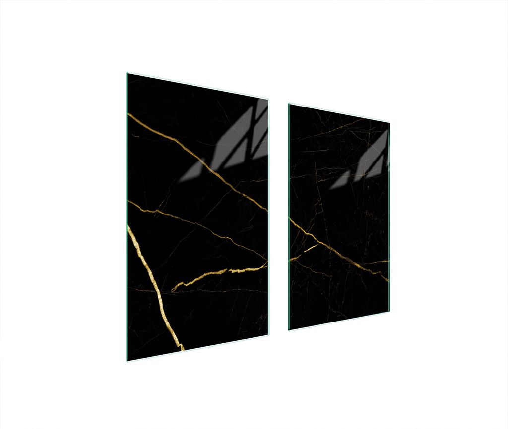 Glasschutzplatte Für Herd 75X52 Marmor