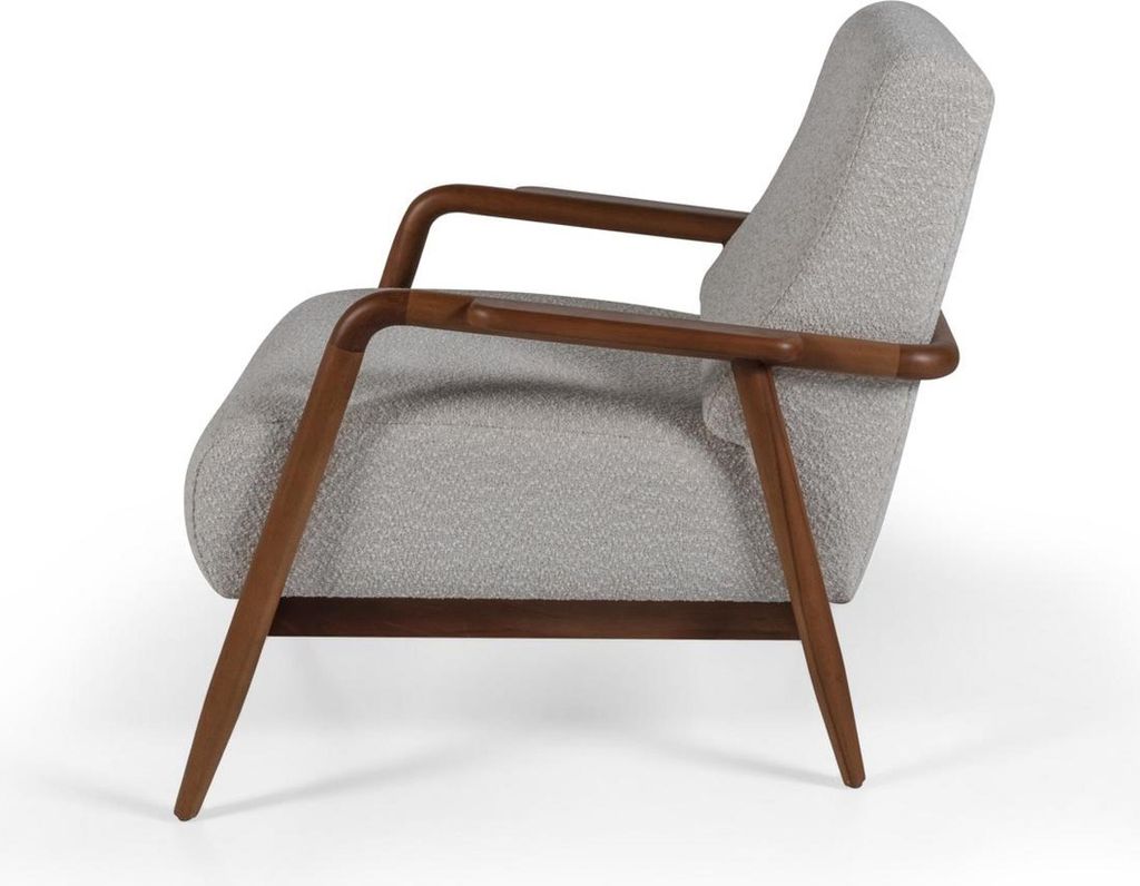 Sessel Club Lounge Designer Lehn Moderne Sessel 1 Sitzer Polster Grau