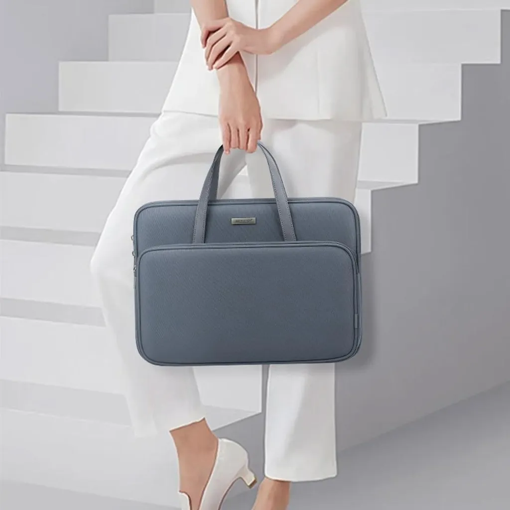 Borsa Laptop INF Impermeabile Grigio Scuro - Ideale per Pendolari - 3