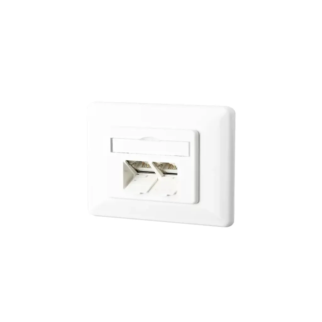 Modulo METZ CONNECT E-DAT C6A 2xRJ45 UP | Certificato Cat.6A Component