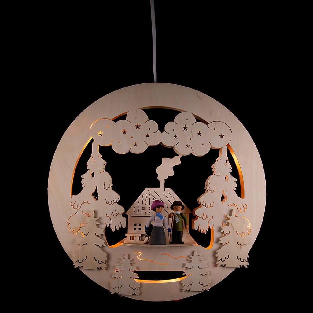 Fensterbild Winterzeit (32cm) von Schwibbola