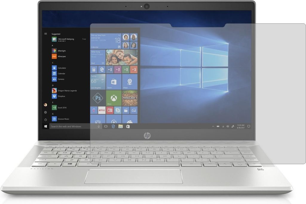 2x Premium Panzerfolie kompatibel mit HP ProBook 460 G11 Antishock kristallklar Displayschutzfolie