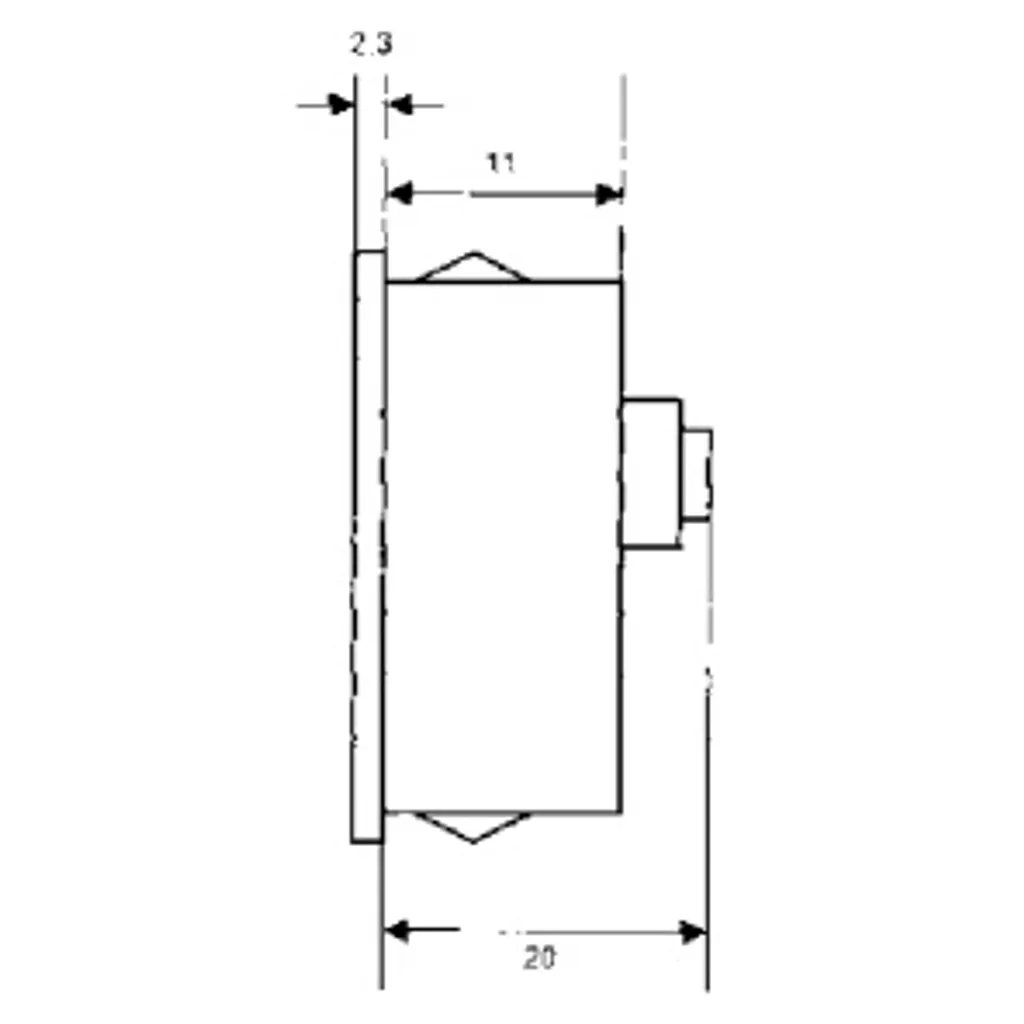 Voltmètre LED PeakTech LDP-235 avec Affichage LCD et Rétroéclairage Rouge