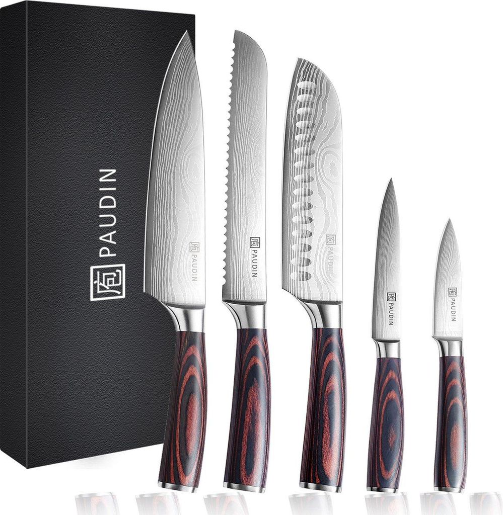 PAUDIN NS5 - Set de couteaux 5 pièces - Couteaux japonais Image du produit 