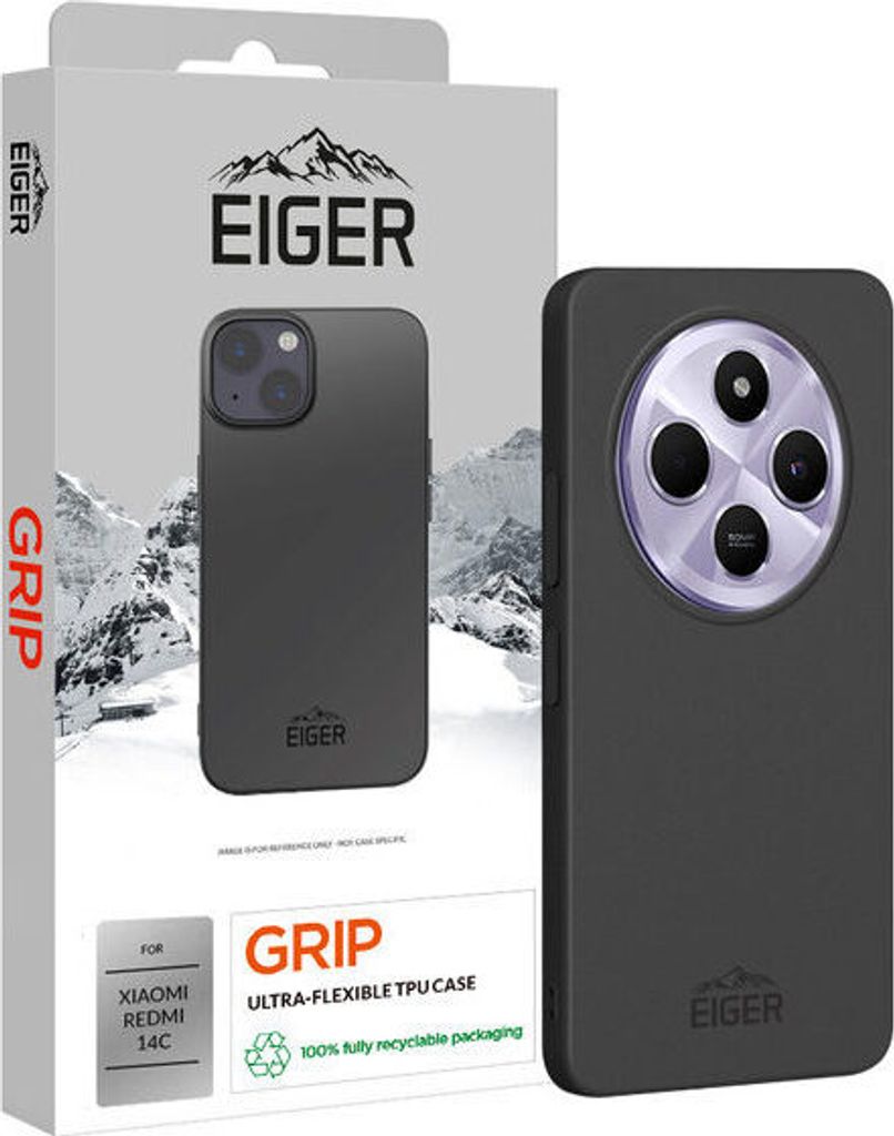 Eiger Grip Case Xiaomi Redmi 14C schwarz
