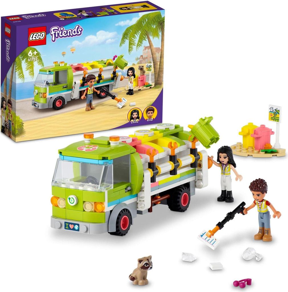 LEGO 41712 Friends Voiture de recyclage, camion poubelle Image du produit 