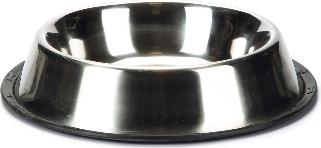Beeztees Edelstahl - Hundenapf - rutschfest, Größe:1.60 l