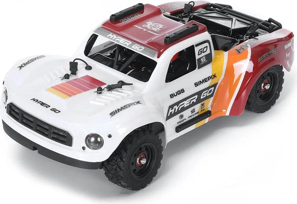 Voiture RC pour Course Extérieure - Modèle 1:14 Stable et Rapide Rouge - 4